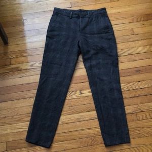 Tiger of Sweden plaid wool trousers